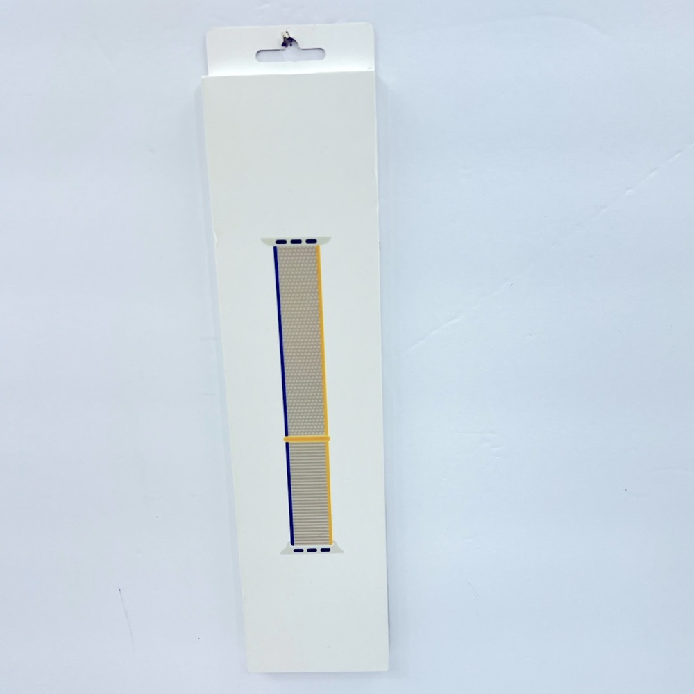 APPLE WATCH BAND,GENUINE 44 MM,WATCH BAND (SPORT LOOP), “SEA SALT” COLOR, UNISEX